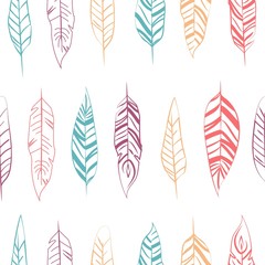 seamless feather pattern