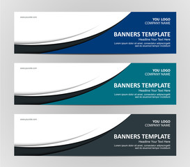 Abstract Web banner design background or header Templates