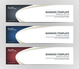 Abstract Web banner design background or header Templates