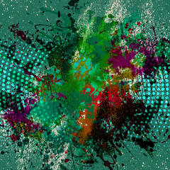 яркий абстрактный фон с атомами