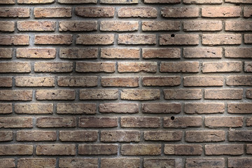 Brick wall texture or brick wall background for interior design business. exterior decoration and industrial construction idea concept design.