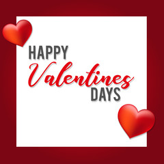 Background template greeting card on Valentine's Day