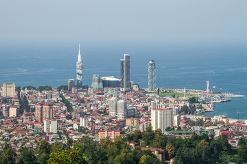 Batumi city center, Georgia, view from above