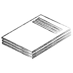 documents paper isolated icon vector illustration design
