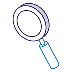 magnifying glass isolated icon vector illustration design