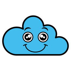 cloud computing isolated icon vector illustration design