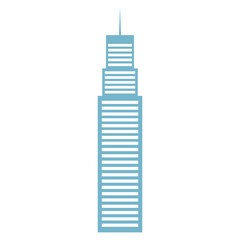 skyscraper building isolated icon vector illustration design