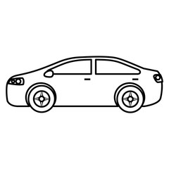 modern car isolated icon vector illustration design