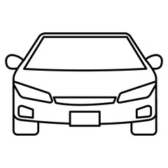 Plakat modern car isolated icon vector illustration design