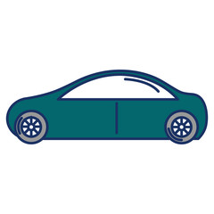 modern car isolated icon vector illustration design