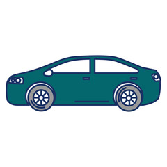 modern car isolated icon vector illustration design