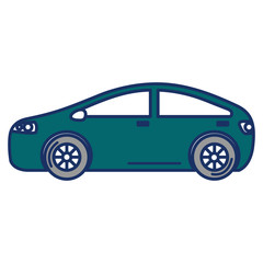 modern car isolated icon vector illustration design