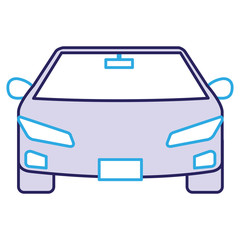 modern car isolated icon vector illustration design