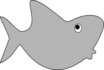 relaxter pfeifender Hai