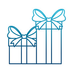Giftboxes presents symbol icon vector illustration graphic design
