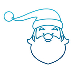 Funny santa claus cartoon icon vector illustration graphic design