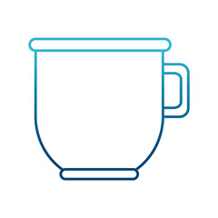 Coffee porcelain cup icon vector illustration graphic design