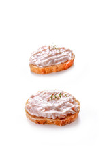 appetizers with fish spread