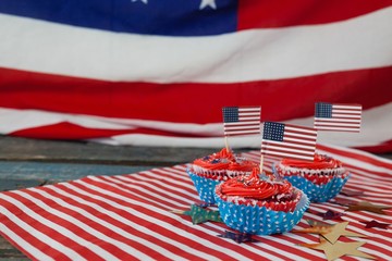 Decorated cupcakes with 4th july theme © WavebreakMediaMicro