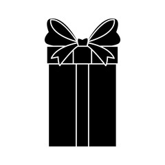 Giftbox present symbol icon vector illustration graphic design