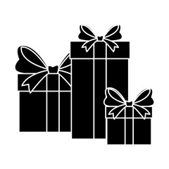 Giftboxes presents symbol icon vector illustration graphic design