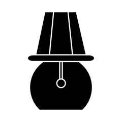 Desk light lamp icon vector illustration graphic design