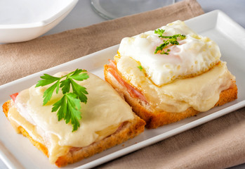 Ham and cheese sandwich