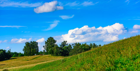 green hill nature landscape