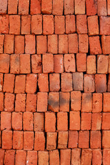 Red Bricks pile background