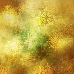 christmas background with snowflakes