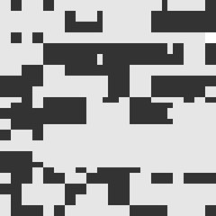 Black and White Abstract Rectangles Art Graphic Design 