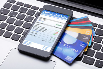 Mobilephone With Online Banking App