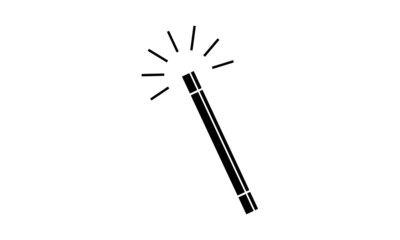 Magic Wand Icon Illustration