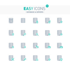 Easy icons 23e Database