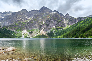 Tatra mountains with Eye of the Sea lake, Poland © kwiatek7