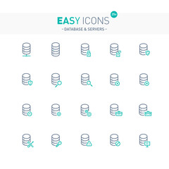 Easy icons 25e Database