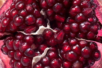 ripe pomegranate fruit 