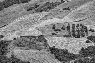 Fototapeta premium Summer landscape in Abruzzi near Brittoli