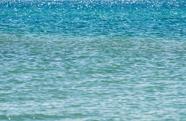 Azure water in the sea as a background