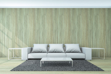 Living Area For Background Concept 3d Rendering