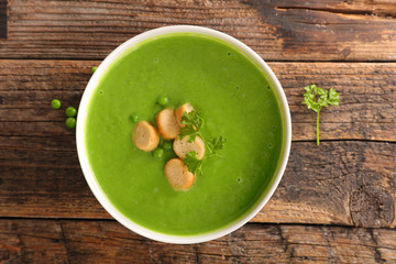 green pea soup