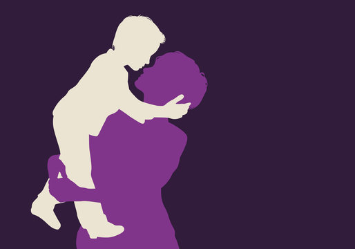 enfant - mère - fils - bonheur - génération - aimer - dans les bras - amour - embrasser - heureux
