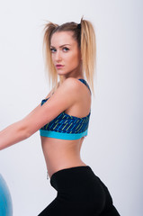 Naklejka premium Sexy fitness