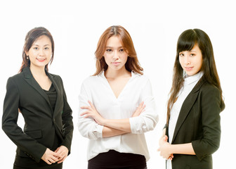 Three Asian businesswoman