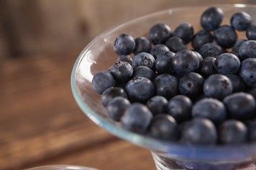 Fresh blueberry in bowl