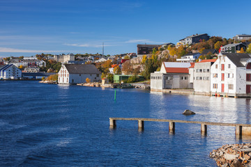 Fototapeta na wymiar Kristiansund, coastal Norwegian town