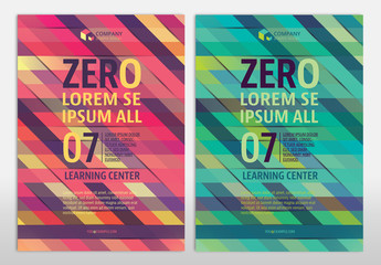 Multipurpose Flyer Layout with Geometric Element 9
