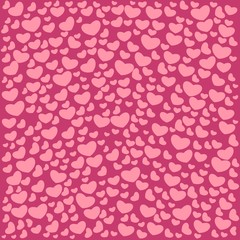 Vector illustrated Valentine's day patterns. Cute tile wedding backgrounds with hearts. Marriage invitation card. Lovely warping paper texture. Sweet love holiday backdrops