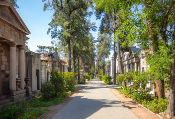 Fototapeta na wymiar General Cemetery of Santiago, Chile