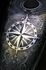 An Image of a motorcycle fuel tank